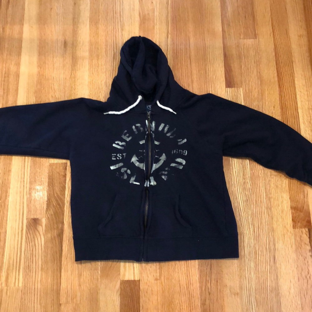 Navy blue Bermuda Island zip up!!